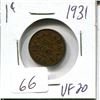 Image 1 : 1 cent Canadian  VF20