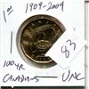 Image 1 : 2009 loonie UNC 100 yr Anniversary