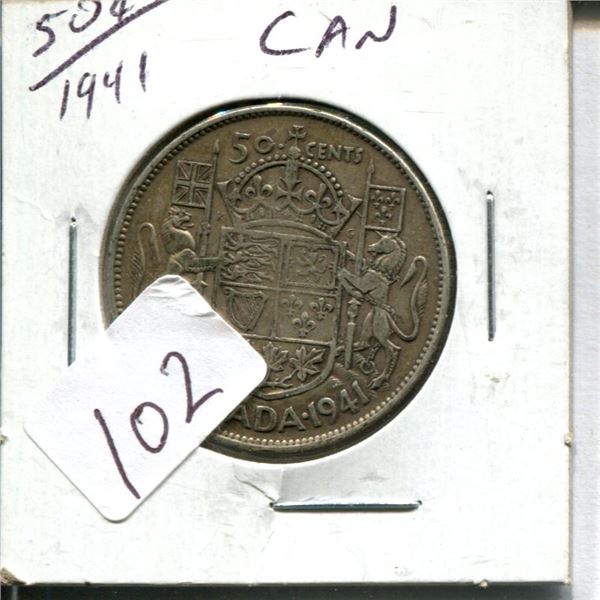 50 cent Canadian 1941