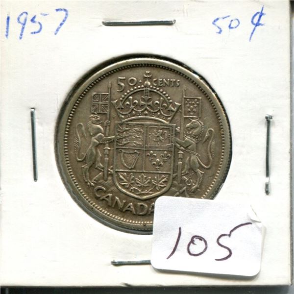 50 cent Canadian 1957