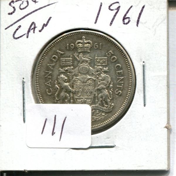 50 cent Canadian 1961