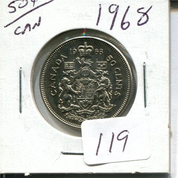 50 cent Canadian 1968