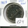 Image 1 : One dollar coin Canadian 1968 (small Island)