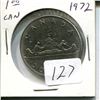 Image 1 : One dollar coin Canadian 1972