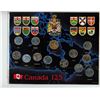 Image 1 : 1 Canada 125 year 25 cent set