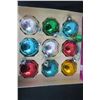 Image 3 : 9 Antique Glass X-Mas Bulbs