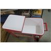 Image 4 : Highend Coke Cooler On Wheels (Metal) 37 X 18"