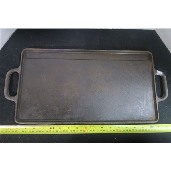 Cast Iron 9 X 17" Dual Grill/Griddle