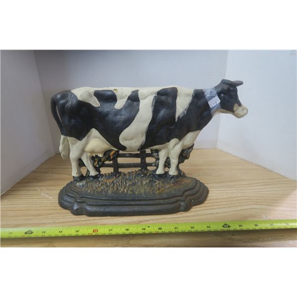 Large Iron Antique Door Stop