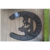 Image 1 : Iron Horseshoe Welcome Sign