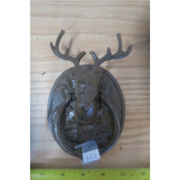 Iron Deer Door Knocker