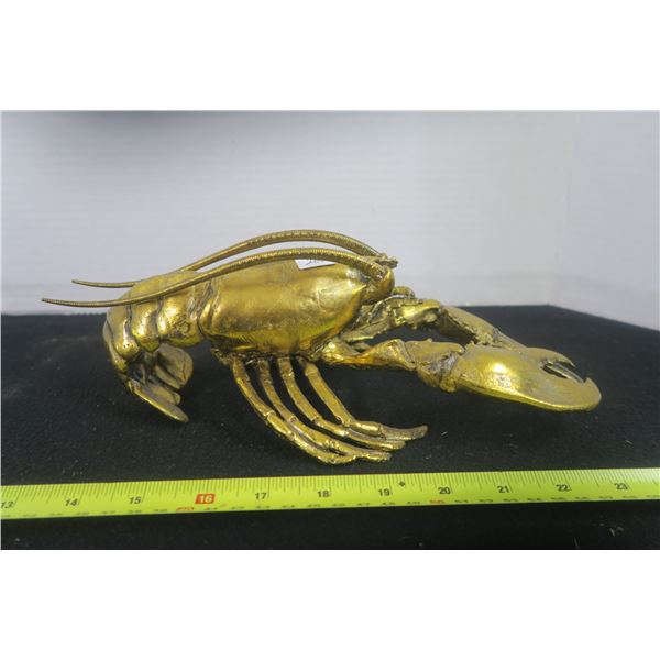 Gold Lobster, Jester Hat, Mancave Sign