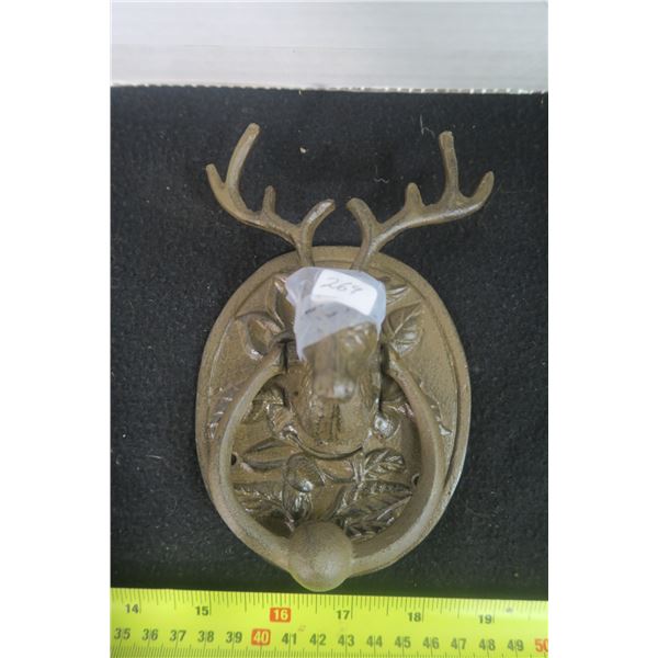 Iron Deer Door Knocker