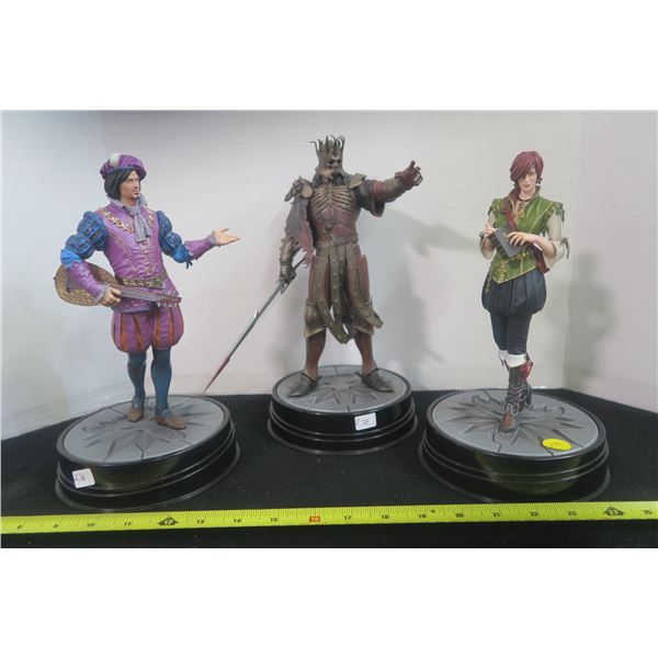 3 Rare Witcher Action Figures