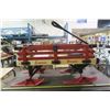 Image 1 : Combination Red Wagon Wagon/Sled Great Shape