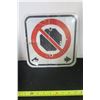 Image 1 : Not Stopping Sign Heavy Metal Sign