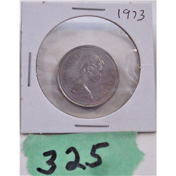 Canada RCMP 25¢ piece twenty-five cent 1873-1973