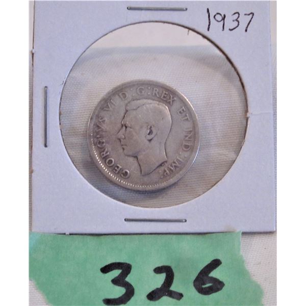Canada 25¢ twenty-five cent piece 1937