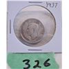 Image 1 : Canada 25¢ twenty-five cent piece 1937