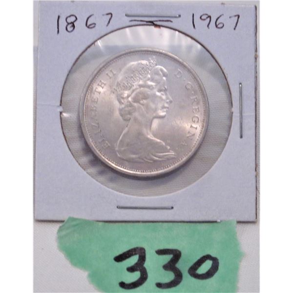 Canada 50¢ piece 1867-1967