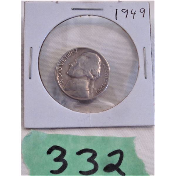 U.S.A. 5¢ piece 1949