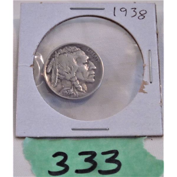 U.S.A. 5¢ piece 1938 Buffalo