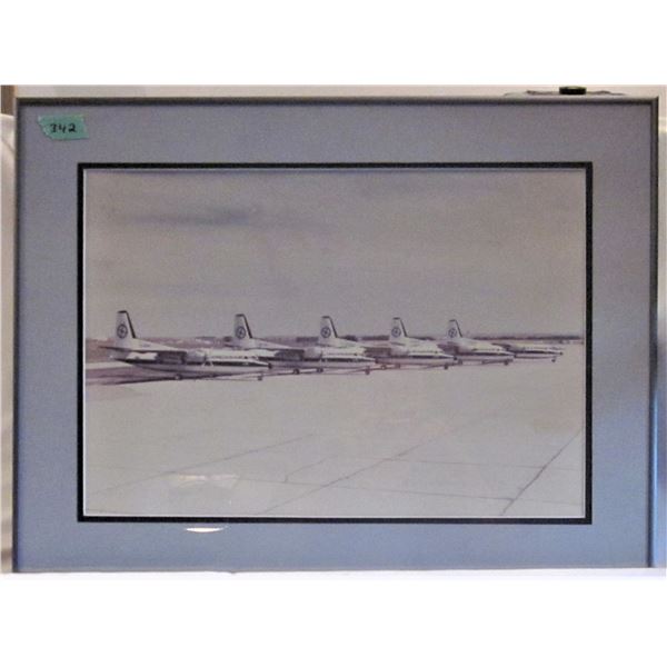 Vintage 25 X 19 Norcanair framed print