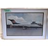 Image 1 : Vintage 20 X 14 - time air framed print