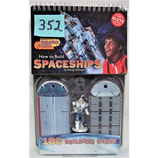 New sealed Klutz "Spaceships" building card set