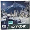 Image 1 : 2008 Springbok 'moonlit village' 1500 piece puzzle
