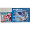 Image 2 : New 2018 Playmobil #9472 Magic "Winter Phoenix" 45 piece set PLUS #9353 Magix "Winter Blossom Prince