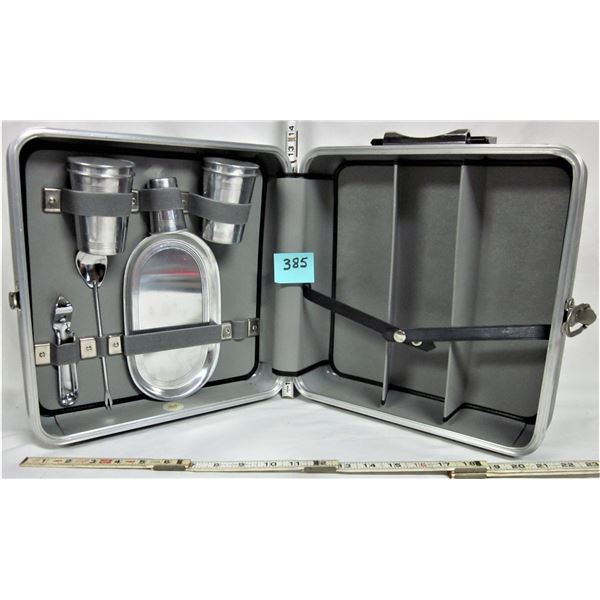 Vintage Dionite portable bar attache case/accessories