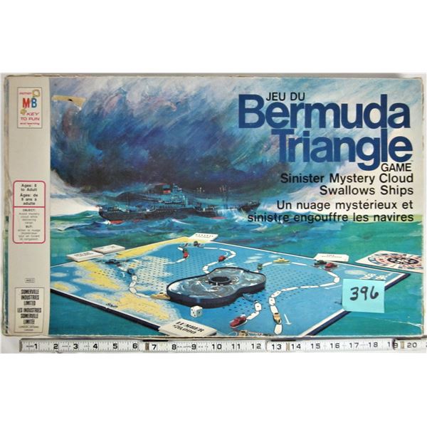 Vintage 1975 Bermuda triangle mystery board game