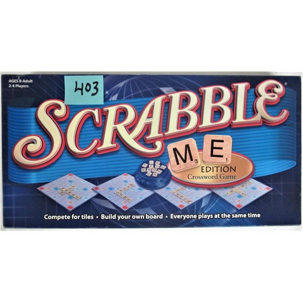 2007 Hasbro "Scrabble-Me" crossword game
