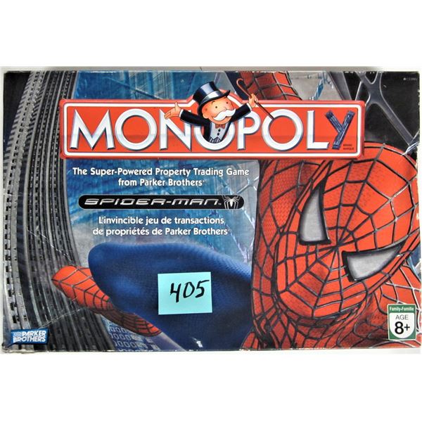 2006 Spiderman monopoly board game