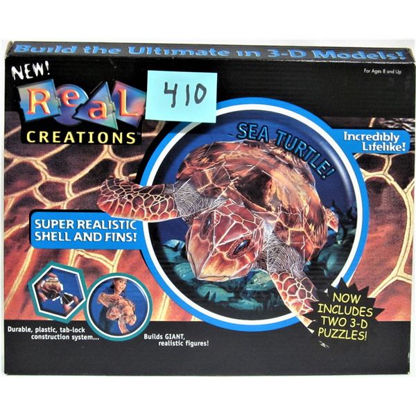 New 1997 real creations 3D puzzle - Sea Turtle