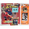 Image 1 : NEW 1998 Starting lineup  pro action LA Kings Wayne Gretzky action figureplus 1991 NHL MVP ProSet LA