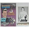 Image 1 : Rare Wayne Gretzky sports superstar comic plus 5" x 7" B&W signed wayne gretzky photo - Gretzky fan 