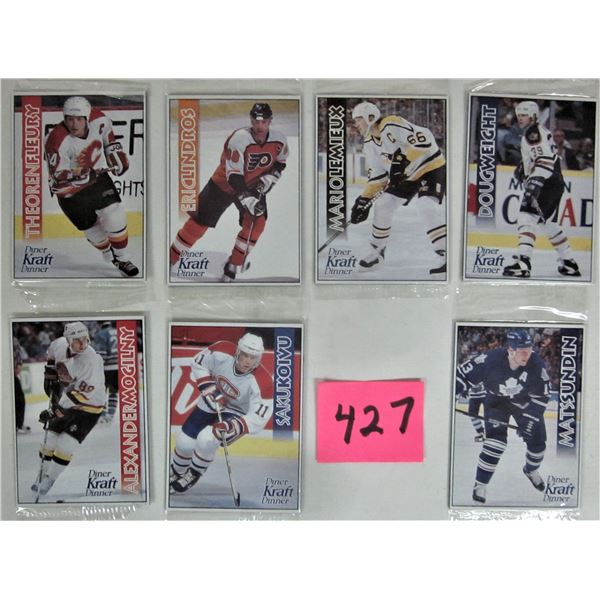 7 1986 Kraft Dinner NHL hockey player flex magnets