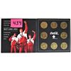 Image 1 : Set of 8 Coca-Cola 2002 Olympics Salt Lake City NHL player Canadian coins