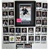Image 1 : Set 25th anniversary WHL Saskatoon Blades junior hockey cards plus 5" X 7" framed matted autographed
