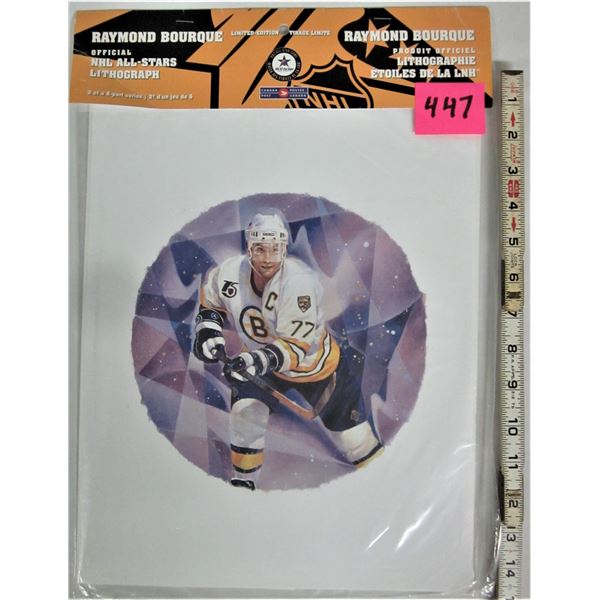 Canada Post ltd. Edition NHL Ray Bourque lithograph
