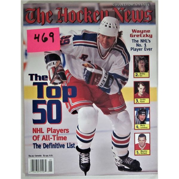 Hockey news collectors issue top 50 NHL players Gretzky cover