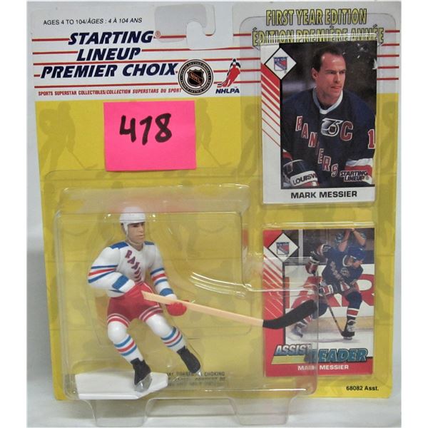 New 1st edition 1993 starting lineup NHL Mark Messier action figure