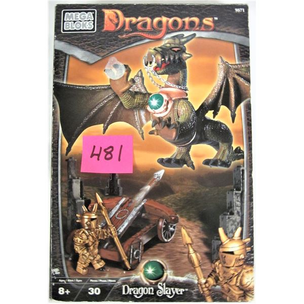 New 2002 Mega Bloks 'Dragon Slayer' sealed bags