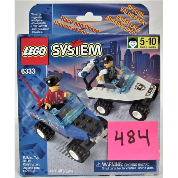 New sealed 1998 vintage Lego 6333 race & chase