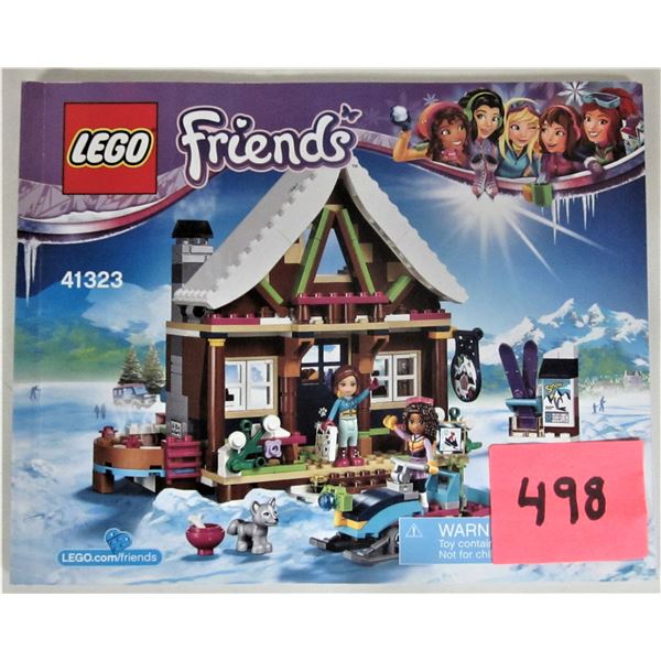 2017 Friends Lego 41323 Snow resort chalet 100% with instructions