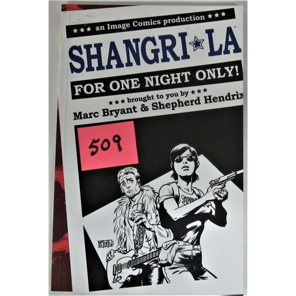 2004 1st print image comics adult graphic novel Shangri-La One Night Only