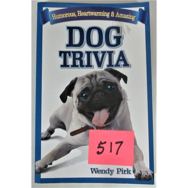 2008 soft cover dog trivia book