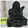 Image 1 : Eskimo soap stone carving 4.5"